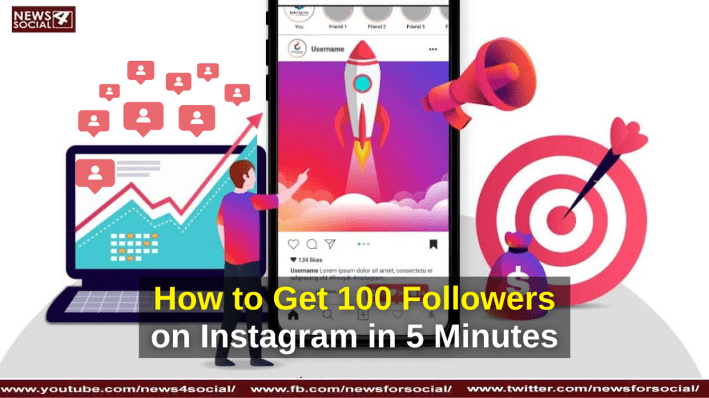 How to Get 100 Followers on Instagram in 5 Minutes - Social Media Platform,Content Creators,Content,Creators